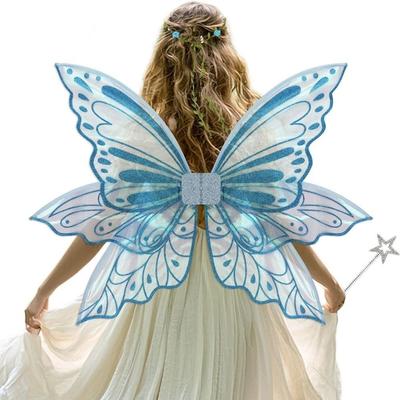 Sparkling Butterfly Fairy Wings Adult Women Princess Fairy Wing Large Fairy Wings  Party Favor Gift