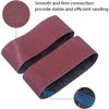 Bandes abrasives 100 x 610 mm - Lot de 15 (3x grains 80/120/150/240/400) anti-colmatage