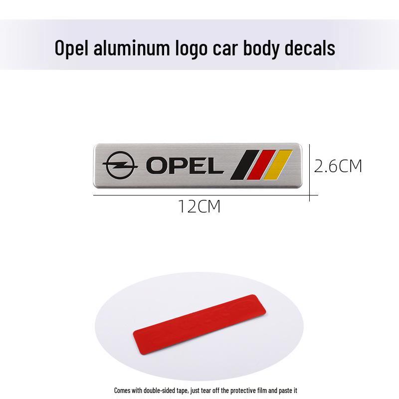 Opel Corsa Car Emblem Decoration - Metal Aluminum Logo Sticker