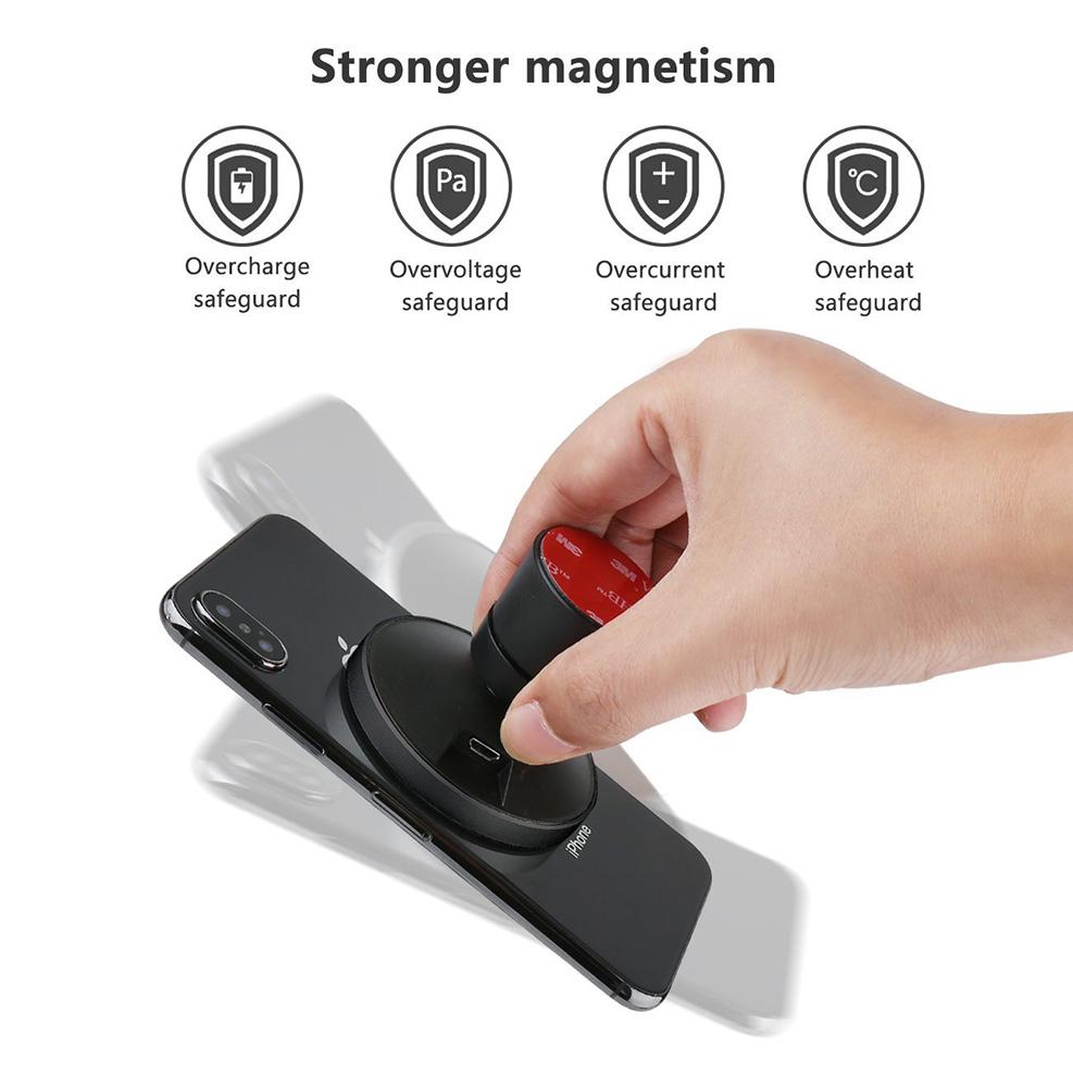 Magnetische Qi Kabellose Autoladungshalterung Für iPhone 11Pro XS Max Xr 11 8Plus Samsung S20 S21 S10 S22 Autotelefonhalter Schnellladung