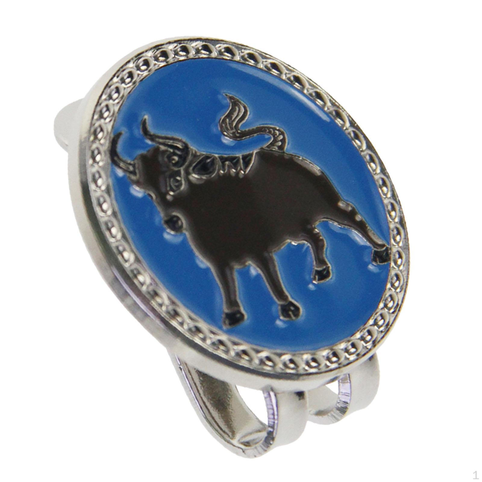 

Golf Ball Marker Hat Clip Novelty Course Accessories Cow