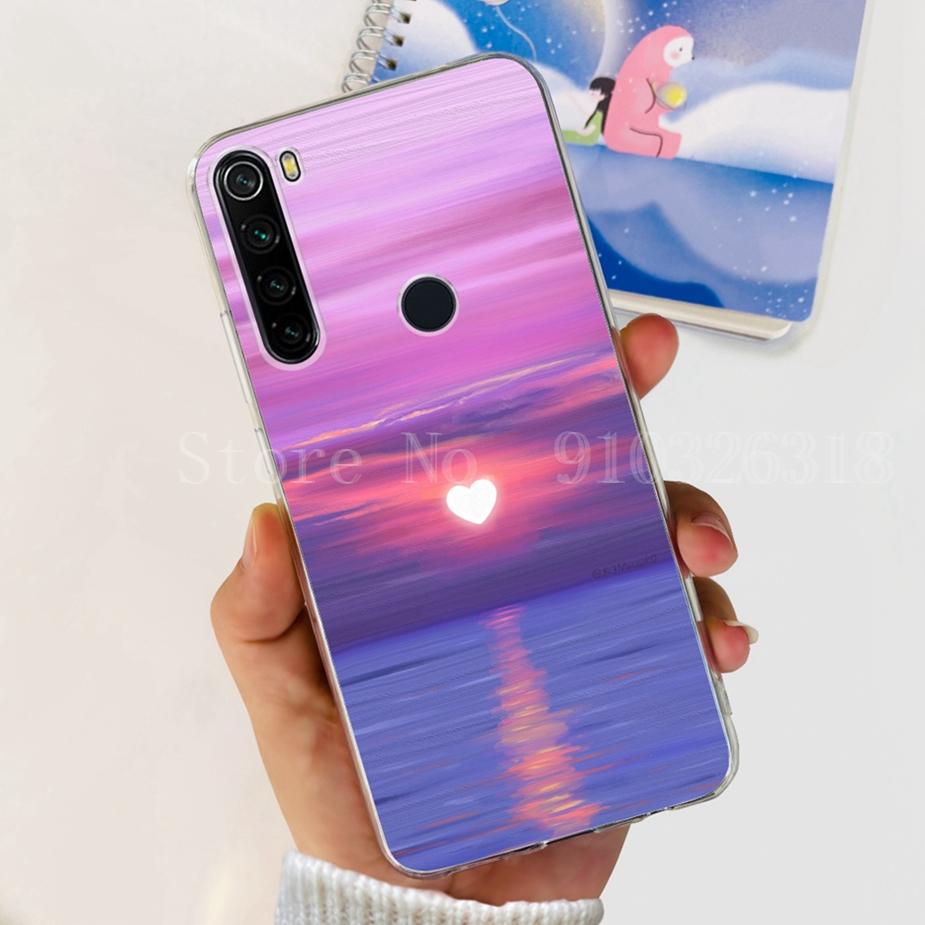 For Xiaomi Redmi Note 8 Case Redmi Note 8T Clear Silicone Soft Slim Phone Case For Xiaomi Redmi Note 8 Pro Note8 Back Cover Capa