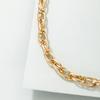 Hip-hop Exaggerated Jewelry, Alloy Heavy Metal Chain Single-layer Necklace, Geometric Simple Collarbone Chain
