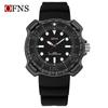 OFNS Luminous Waterproof Quartz Watch - Fashionable Men's and Women's Simple Design with Japanese Movement.