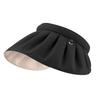Empty top sun protection hat women's summer visor hat UV protection beach travel sun hat cycling face cover shell hat