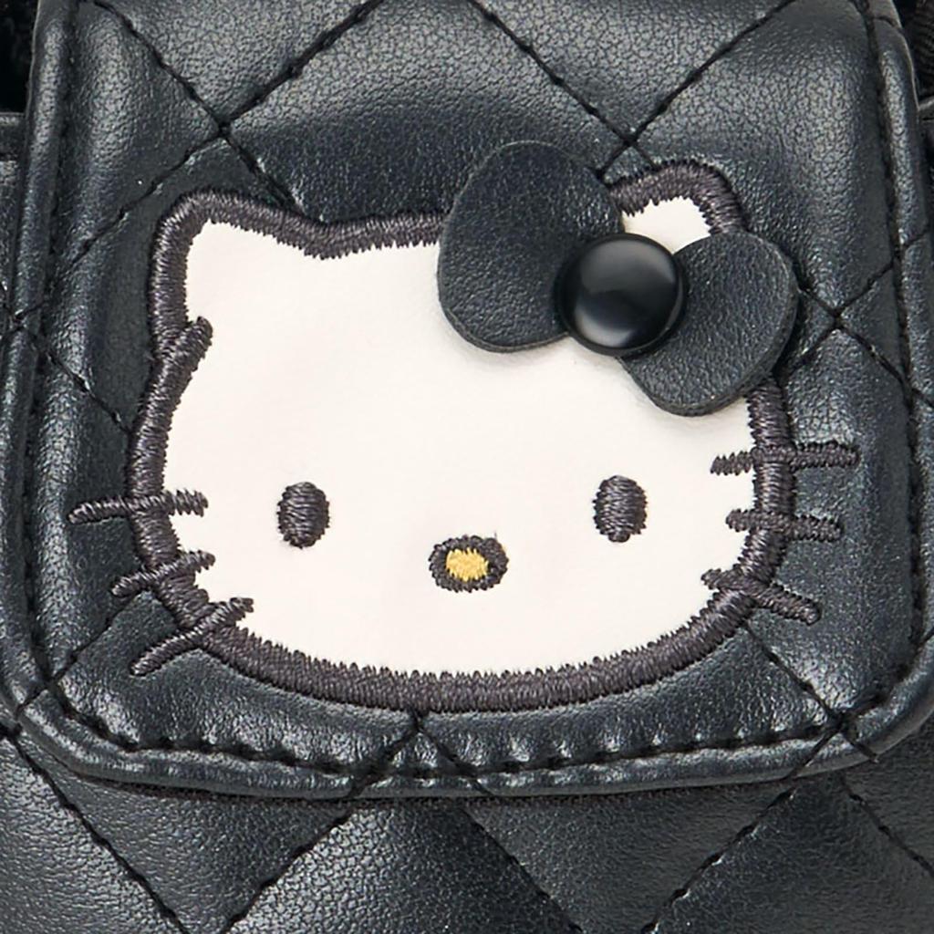 Sanrio Mini Pouch Hello Kitty Black 648141 Backpack-Style (Miniature Quilt)