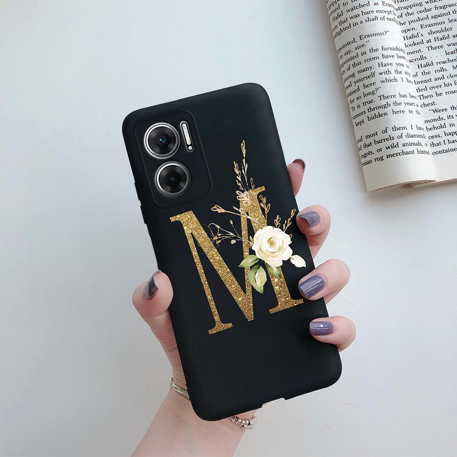 For Xiaomi Redmi 10 5G Case Cute Letters Cover Soft Silicon Protective Phone Case For Xiaomi Redmi 10 Redmi10 5G 2022 Back Cover