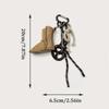 Yogodlns Cute Snow Boots Phone Bag Pendant Chain Accessories Aesthetic Shoes Heart Shape Decoration Charm Keychain Gift
