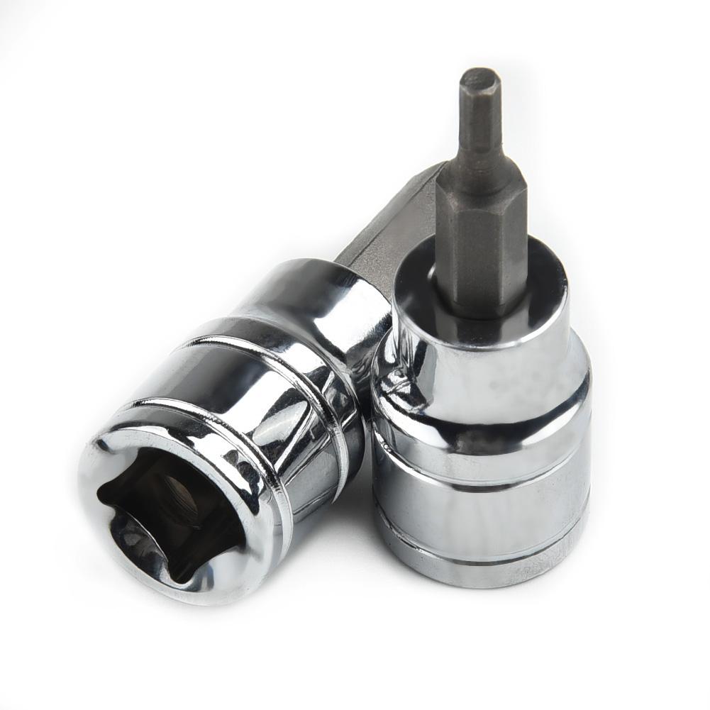 Hex Bit Bit Socket 3/8\" Drive & Drill Sockets 48mm 9pcs/set Anti-corrosion Chrome Vanadium Steel High Quality