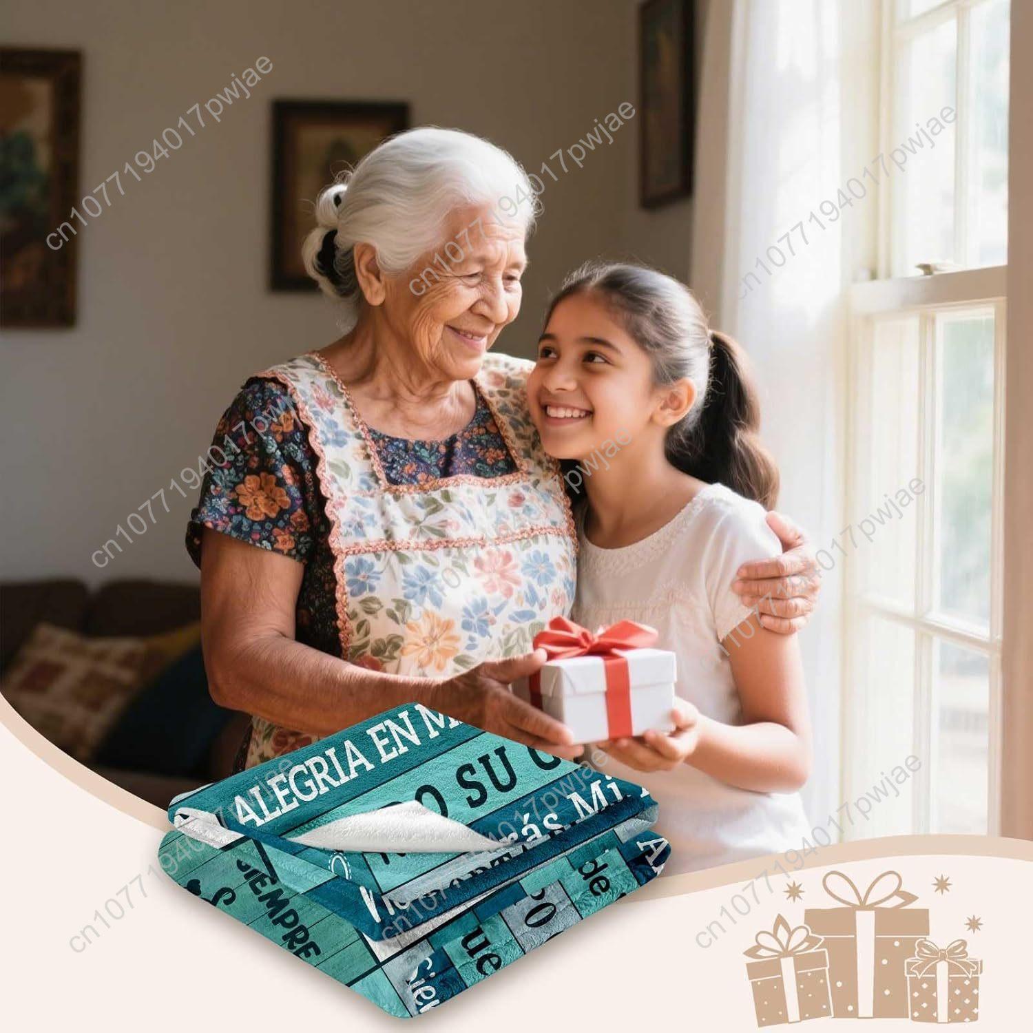 Abuelita Gifts in Spanish Birthday Gifts for Grandma in Spanish Regalo para Abuela Abuela Regalos Blanket Grandma 75cmx90cm