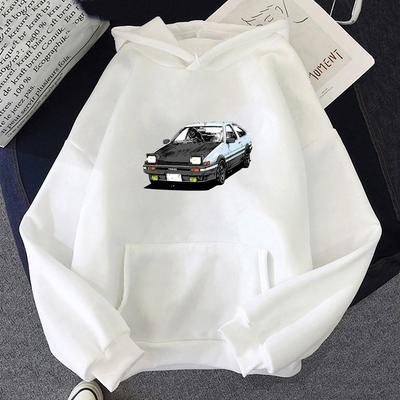 Initial D Hoodies AE86 Print Hoodies Unisex Wo Unisex Fashion Hoodie Streetwear Hip Hop Sweatshirt JDM Automobile Culture Anime Hoodie