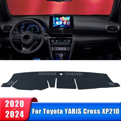 Car Dashboard Cover For Toyota Yaris Cross XP210 2024 Trument Desk Sun Shade Mat Pad Accessories