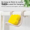 Portable Drainage Rack Bendable Sponge Holder for Sink, Quick Dry Adjustable Hanging Draining Kitchen Sink Storage Basket Rack, Durable Plastic