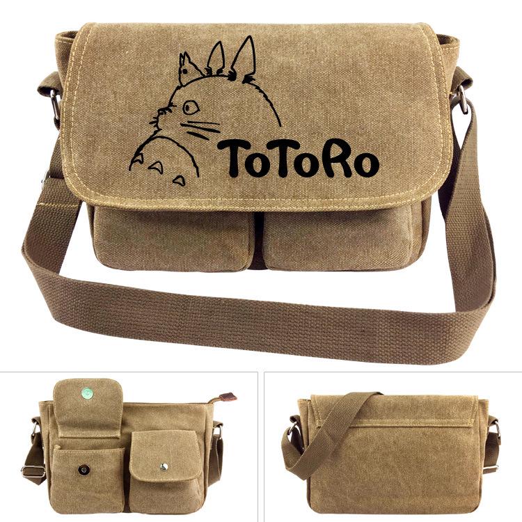 

Рюкзак Totoro Canvas Crossbody: Модна багатофункціональна сумка на одне плече.