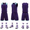 Children's Basketball Quick-Dry Jersey Set for College Competition