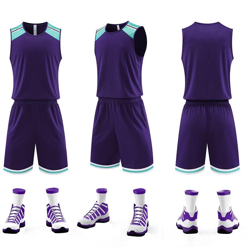 Children's Basketball Quick-Dry Jersey Set for College Competition