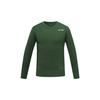 YONEX 259Tl003M Khaki Men'S Basic Logo Long Sleeve T-Shirt