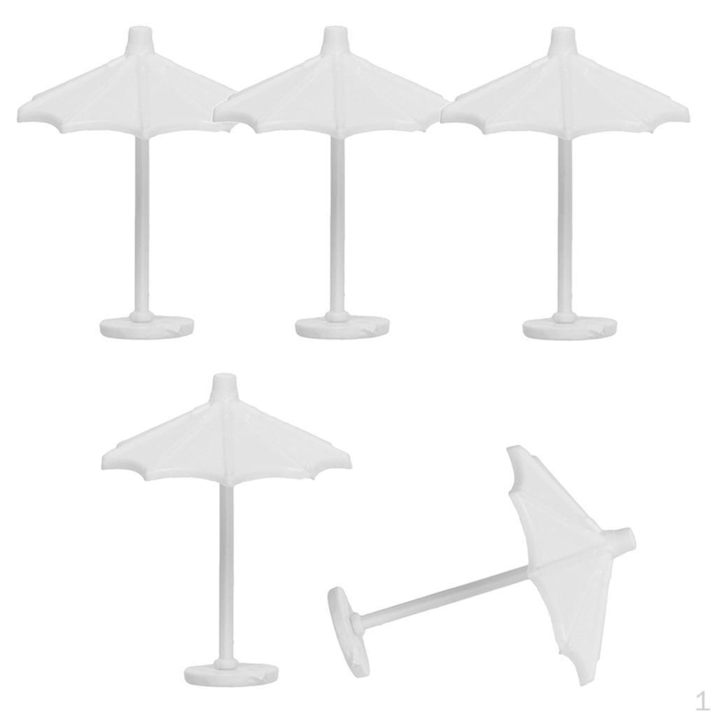 1:150/1:75 Umbrella Sand Table Model Crafts Toy Garden Decor Micro Scene Landscape Mold