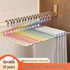 Goose-Shaped Non-Slip Pants Hanger Clip, Z-Shape, Space-Saving Wardrobe Storage