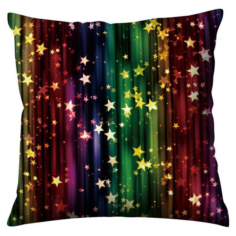 Polyester Peach Skin Christmas Cushion Cover 18" For Sofa Decor**