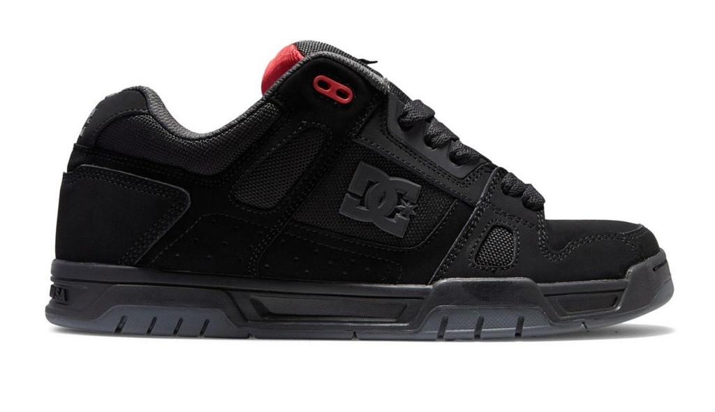 DC Shoes Stag Sneakers Leather Nubuck Black