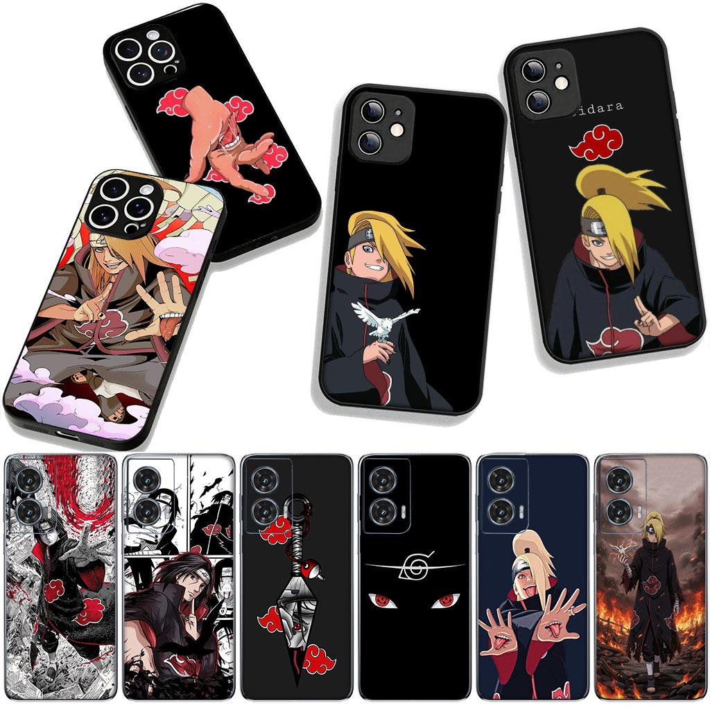 Cover for Apple iPhone 16 15 14 Plus 13 12 Mini 17 Pro Max + ProMax 16E Air 16+ 15+ Case Narutos Deidara Akatsuki Itachi Uchiha