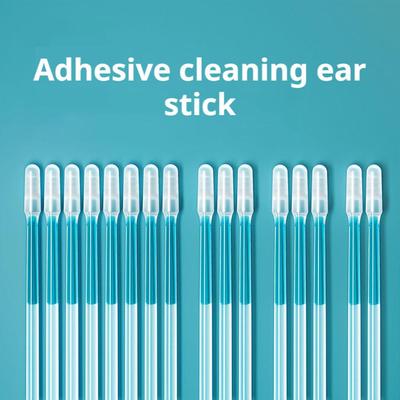 24Pcs/lot Stickable Disposable Earwax Removal Sticks Set Soft Silicone Head Ear Cleanser Ear Cleaning Remover For Olders
