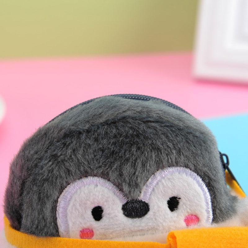 Shoulder Bag Little Penguin Kawaii Penguin Plush Wallet Soft Penguin Plush Coin Purse Girls Lovers Valentine's Gifts Small Wallet Ladies