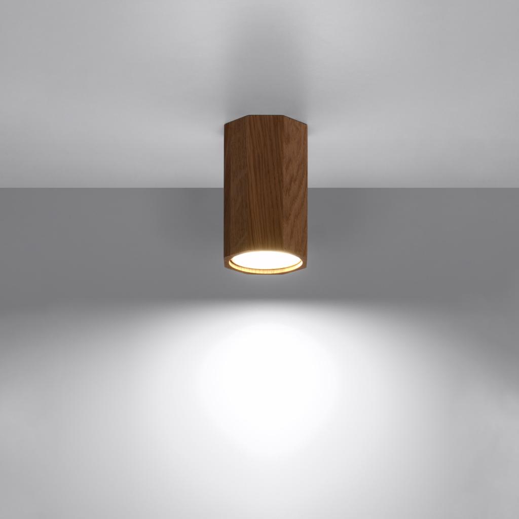 Plafon Lehdo 1 Gu10 Dąb Wood Lumilo 10.131.33