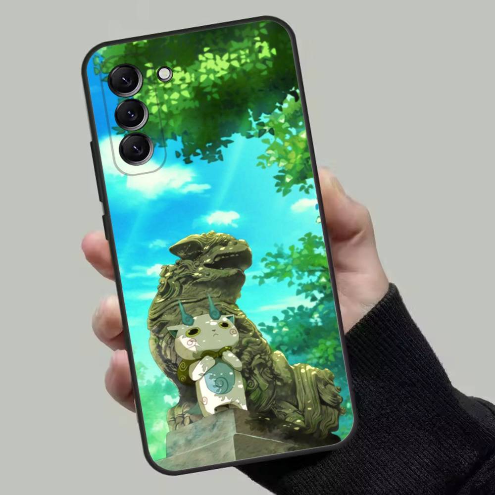 Yo-kai Watch Anime Phone Case For Samsung Galaxy A13,A21s,A22,A31,A32,A52,A53,A71,A80,Soft Black Shell