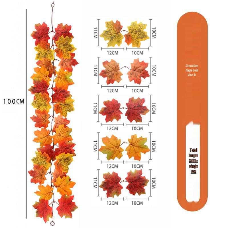 Skladem Podzimní a Halloweenská dekorace z javorových listů pro Vánoce a Den díkůvzdání
