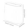 Slim Trash Can Garbage Can Washable Multipurpose Modern Easy to Clean Waste Bin for Office Bedroom Home Living Room Kitchen
