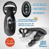 Anal Vibrator 360 Rotate Anal Beads Male Prostate Massager with Cock Ring Wireless Control Vibrating Butt Plug Sex Toys for Men