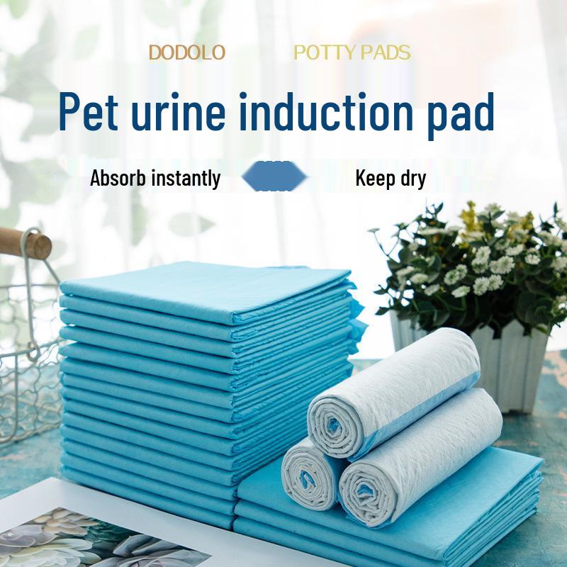 Disposable Pet Diaper Pads, 100-Pack - Thickened, Deodorizing Pads for Dogs & Cats