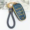 6 7 Buttons Tpu Car Key Cover Auto Shell Fob Case Keychain For Hyundai Santa Fe Tucson  Nexo Nx4 Atos Solaris Prime