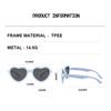 New Fashion Kids Sunglasses Heart-shaped Baby Sunglasses Sunshade Children Silicone Polarized Sunglasses 23070