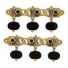 Classic Guitar Tuning Pegs Pair Tuning Keys String Pegs Turn Machine Heads No Bearings