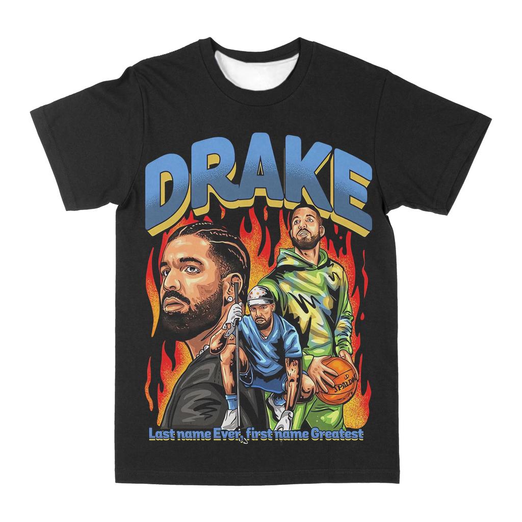 Drake T-shirt for Men New In Tops and T-shirts Vintage Clothing Women's Oversize T-shirt Men's Quick Dry T-shirt Y2k Hiphop Top