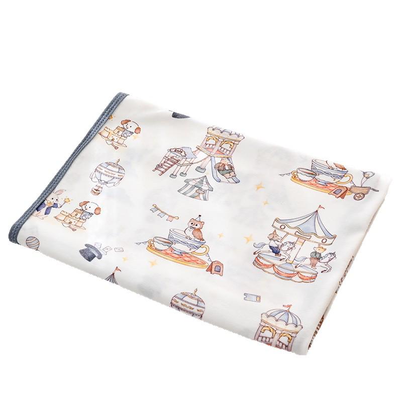 Oddychający kocyk otulacz dla noworodka z czystej bawełny, cienki, zapobiegający odruchowi Moro, niemowlęcy Typ A.