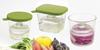 Risu Pickle Container "Glass Pickle Pot" Glass Pickle Pot, Round, Green