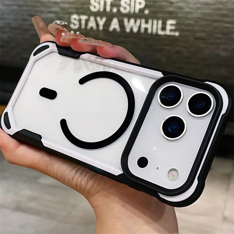 Dual-Color Magnetic iPhone 17 Case: Air Drop-Proof, fits Pro versions iPhone 12/12 Pro