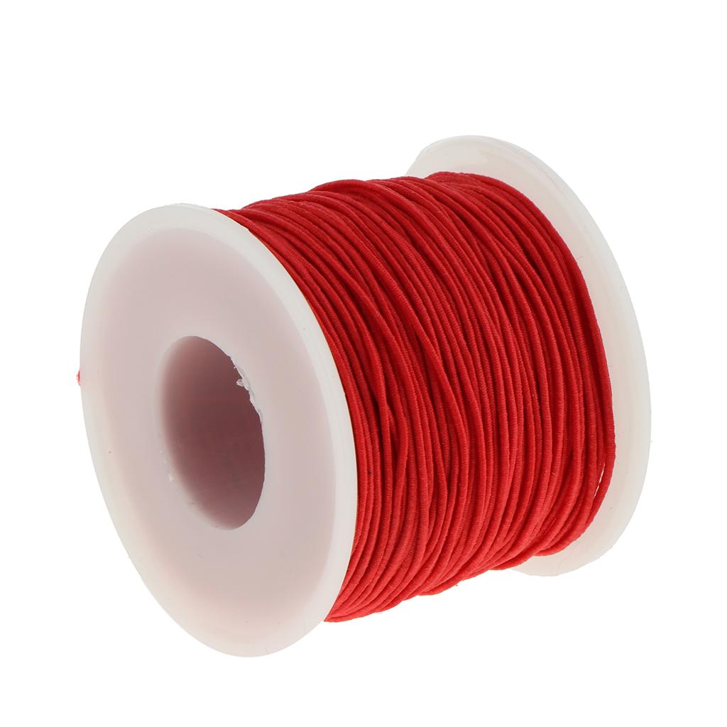 Stretch Elastic Cord Wire Rope Bracelet Jewelry Making String Yellow 1