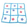 Large XO Outdoor Game Nylon XO Board Toss Yard Game with X and O Bn Bags Drawstring Bag for Kids Backyard Lawn Camping Games