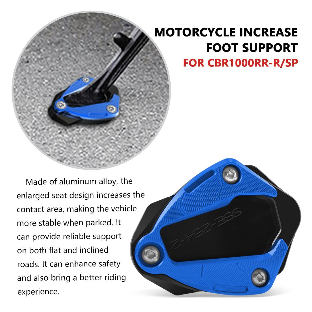 For CBR1000RRR SP CBR1000 RR-R Fireblade 2020-2025 2024 2023 Motorcycle Enlarged Bracket Extension Plate Pad Foot Side Bracket