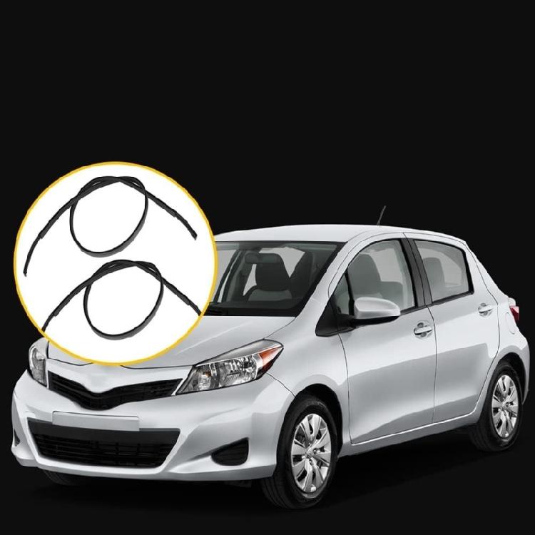 2Pcs Roof Rail Weatherstrip Seal Trim EPDM Rubber Roof Drip Channel Seal 75551-52130 for 2007 to 2011 Automotive