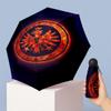 Eintracht Frankfurt Football Pattern Printed Mini 5 Folds 8 Ribs Compact Umbrella Windproof Waterproof Lightweight Portable Folding