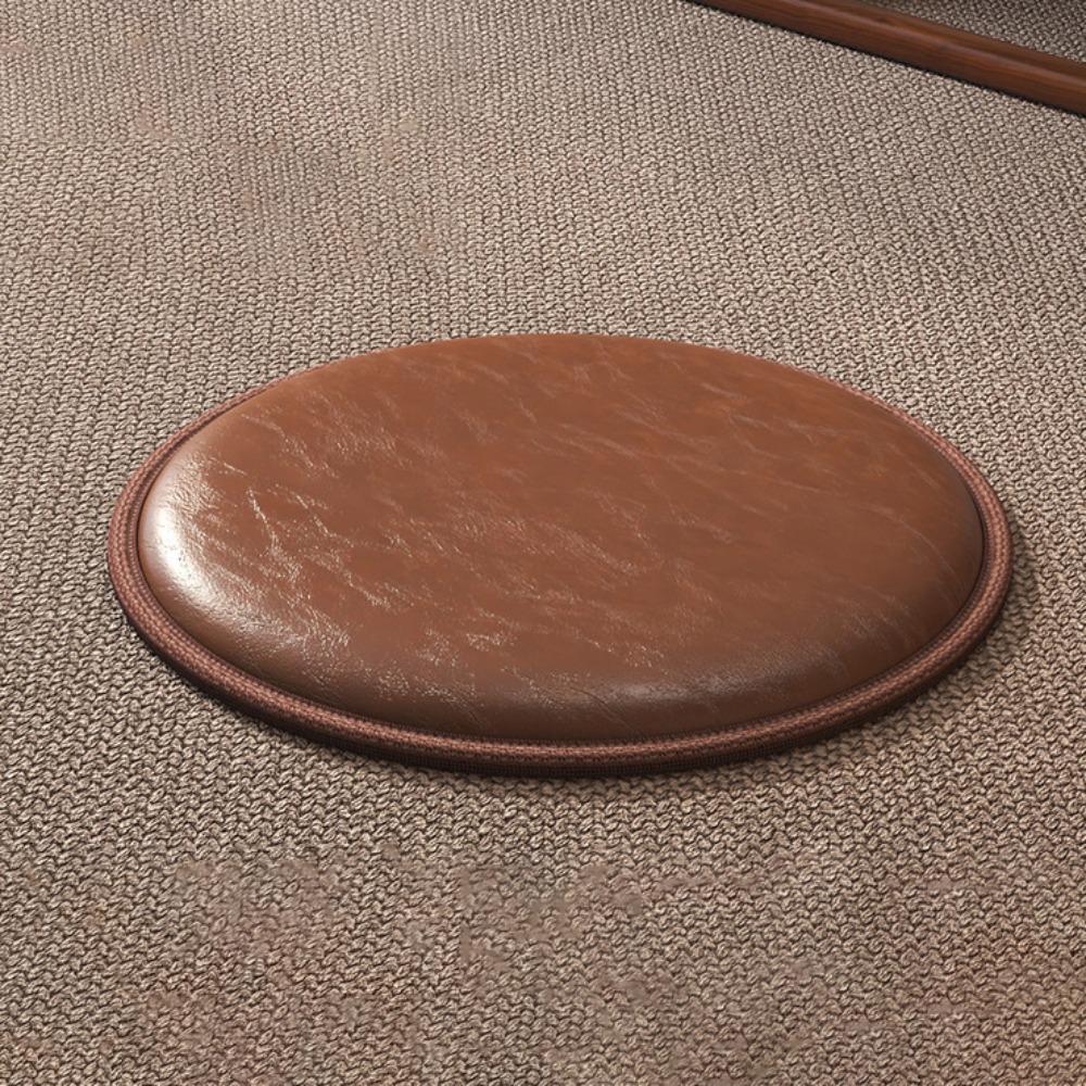 Round Leather Cooling Cushion Japanese Style Bay Window Pad Stool Pad Sitting Seat Pad Hotel