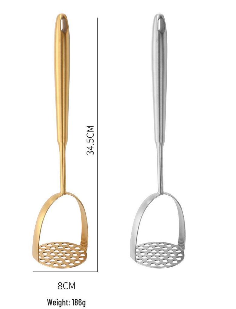 304 Stainless Steel Multifunctional Potato and Pumpkin Masher for Baby Food