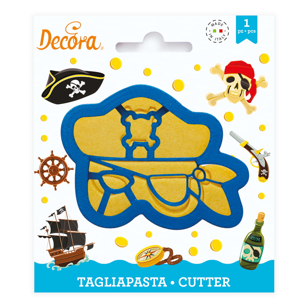 Decora 0255099 Piratenmasker Koekjesvorm, Plastic