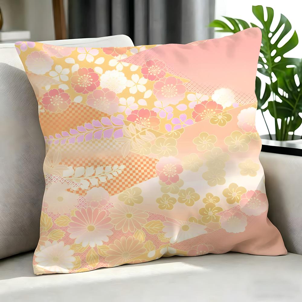 Art CChinese Traditional Floraled Cushion Cover Cushion Cover Set Pcs x x x Pillowcase Decorative Sofa Home Decor
